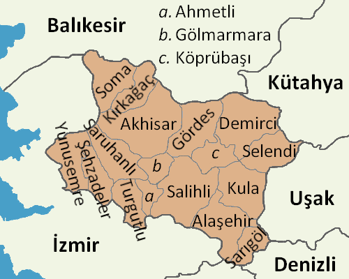 Manisa şehir merkezi
