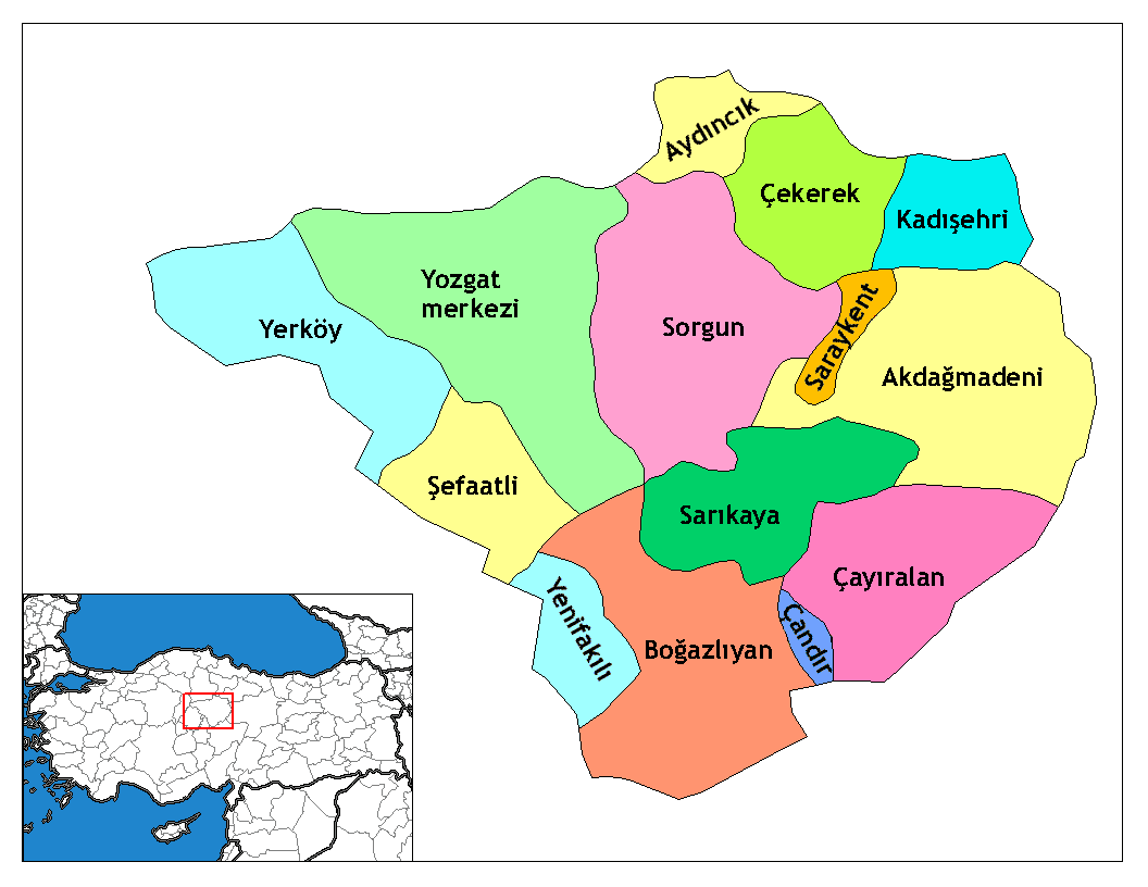Sarıkaya kaplıca bölgesi