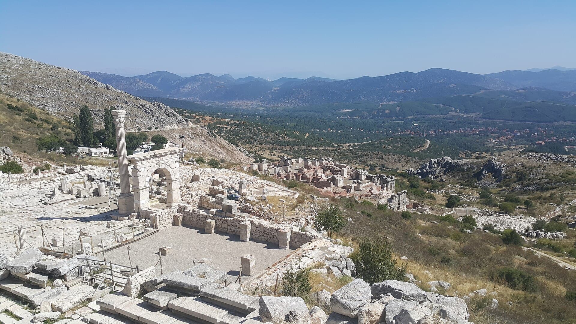 Toros eteklerinde Sagalassos antik kenti